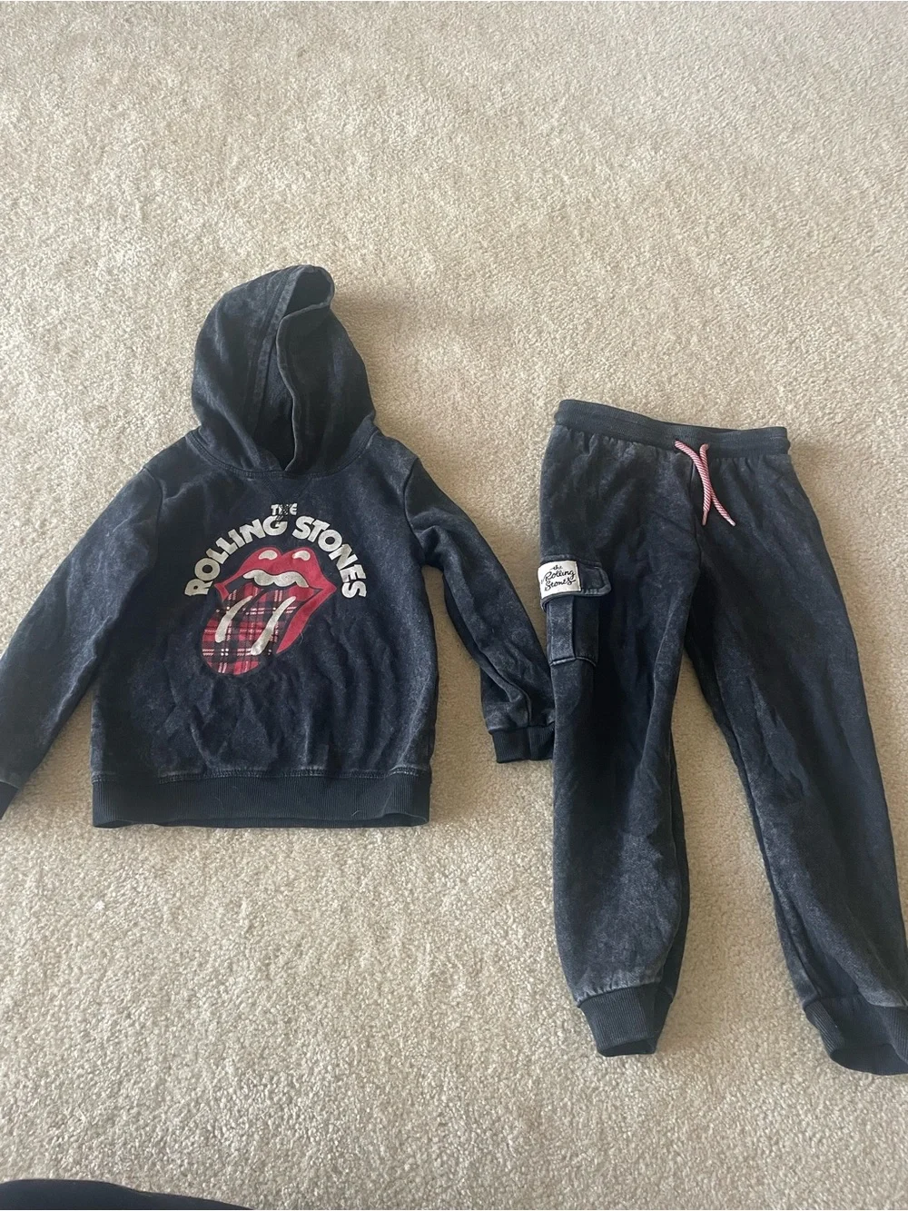 the Rolling Stones bold cargo red